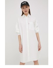 Sukienka Levis sukienka bawełniana kolor biały mini oversize - Answear.com Levi’s