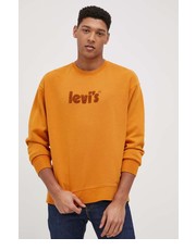 Bluza męska Levis Bluza bawełniana męska kolor brązowy gładka - Answear.com Levi’s