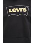 Bluza męska Levi’s Levis bluza bawełniana męska kolor czarny z kapturem z nadrukiem