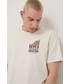 T-shirt - koszulka męska Levi’s Levis t-shirt bawełniany kolor beżowy z nadrukiem