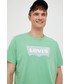 T-shirt - koszulka męska Levi’s Levis t-shirt bawełniany kolor zielony z nadrukiem