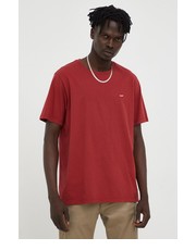 T-shirt - koszulka męska Levis t-shirt bawełniany kolor czerwony gładki - Answear.com Levi’s