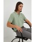 T-shirt - koszulka męska Levi’s Levis polo bawełniane kolor zielony gładki