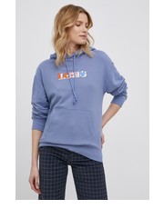 Bluza Levis bluza damska kolor fioletowy z kapturem z nadrukiem - Answear.com Levi’s