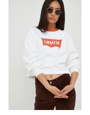 Bluza Levis bluza bawełniana damska kolor beżowy z nadrukiem - Answear.com Levi’s