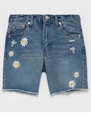 Spodnie Levis szorty jeansowe dziecięce z aplikacją regulowana talia - Answear.com Levi’s