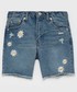 Spodnie Levi’s Levis szorty jeansowe dziecięce z aplikacją regulowana talia