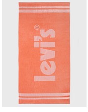 Akcesoria Levis ręcznik bawełniany kolor pomarańczowy - Answear.com Levi’s