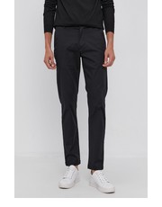 Spodnie męskie Spodnie męskie kolor czarny proste - Answear.com Selected