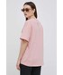 Bluzka Adidas Performance t-shirt bawełniany x Karlie Kloss kolor różowy