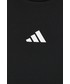 Bluzka Adidas Performance adidas Performance top treningowy Techfit kolor czarny