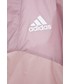Kurtka Adidas Performance adidas Performance wiatrówka H65723 kolor różowy przejściowa