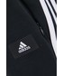 Spodnie Adidas Performance Spodnie damskie kolor czarny gładkie