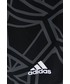 Spodnie Adidas Performance adidas Performance szorty treningowe Condivo 22 damskie kolor czarny wzorzyste high waist