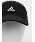 Czapka Adidas Performance adidas Performance czapka z daszkiem Supernova kolor czarny z nadrukiem