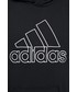 Bluza męska Adidas Performance adidas Performance bluza męska kolor czarny z kapturem z aplikacją