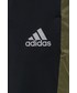 Spodnie męskie Adidas Performance Spodnie męskie kolor czarny z aplikacją