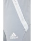Spodnie męskie Adidas Performance adidas Performance spodnie dresowe męskie kolor szary gładkie