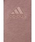 Bluza Adidas Performance adidas Performance bluza damska kolor różowy z kapturem gładka