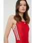 Strój kąpielowy Adidas Performance adidas Performance strój kąpielowy Mid 3-Stripes kolor czerwony miękka miseczka