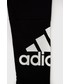 Spodnie Adidas Performance spodnie dziecięce kolor czarny z nadrukiem