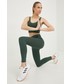 Legginsy Adidas Performance adidas Performance legginsy treningowe damskie kolor zielony gładkie