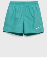 Spodnie szorty kąpielowe dziecięce kolor turkusowy - Answear.com Nike Kids