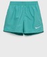 Spodnie Nike Kids szorty kąpielowe dziecięce kolor turkusowy