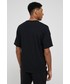 Bielizna męska Calvin Klein Underwear T-shirt piżamowy kolor czarny z nadrukiem