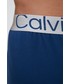 Bielizna męska Calvin Klein Underwear spodnie piżamowe męskie kolor granatowy gładka