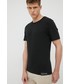 Bielizna męska Calvin Klein Underwear t-shirt piżamowy kolor czarny melanżowa