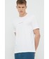 Bielizna męska Calvin Klein Underwear t-shirt piżamowy kolor biały z nadrukiem