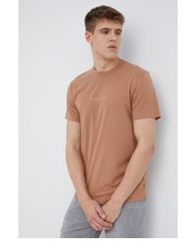 Bielizna męska t-shirt piżamowy męski kolor brązowy z aplikacją - Answear.com Calvin Klein Underwear