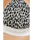 Bielizna damska Calvin Klein Underwear biustonosz kolor czarny wzorzysty