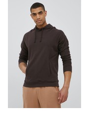 Bluza męska bluza męska kolor brązowy z kapturem gładka - Answear.com Calvin Klein Underwear