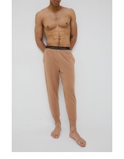 Spodnie męskie spodnie dresowe męskie kolor brązowy gładkie - Answear.com Calvin Klein Underwear