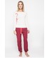 Piżama Calvin Klein Underwear - Bluzka piżamowa 000QS5833E