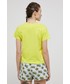 Piżama Calvin Klein Underwear Piżama damska kolor żółty