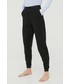 Piżama Calvin Klein Underwear spodnie piżamowe damskie kolor czarny