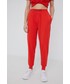 Piżama Calvin Klein Underwear spodnie piżamowe damskie kolor czerwony