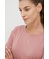 Piżama Calvin Klein Underwear t-shirt piżamowy kolor różowy