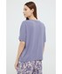 Piżama Calvin Klein Underwear t-shirt piżamowy kolor fioletowy