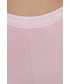Piżama Calvin Klein Underwear legginsy piżamowe damskie kolor różowy