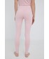 Piżama Calvin Klein Underwear legginsy piżamowe damskie kolor różowy