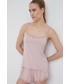 Piżama Calvin Klein Underwear piżama damska kolor różowy