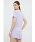 Piżama Calvin Klein Underwear piżama damska kolor fioletowy