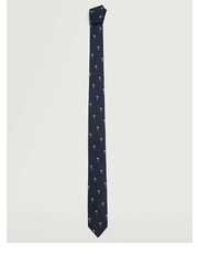 Krawat krawat kolor granatowy - Answear.com Mango Man