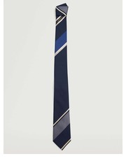 Krawat krawat Stripes kolor granatowy - Answear.com Mango Man