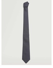 Krawat krawat Point kolor granatowy - Answear.com Mango Man