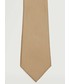 Krawat Mango Man krawat Basic7 kolor beżowy